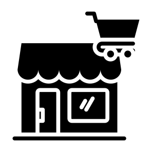 Retailer, Retail, Supermarket, Store, Commerce  icon
