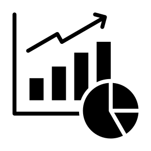 Statistics, Report, Pie Chart, Marketing, Business icon