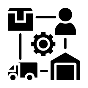 Supply Chain Management, Supply, Product, Consumer, Supply Chain  icon