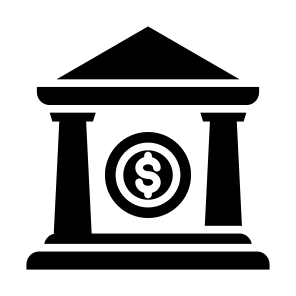 Bank, Building, Finance, Savings, Money icon