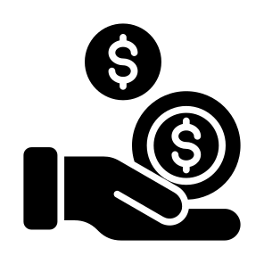 Earning, Money, Income, Growth, Salary icon