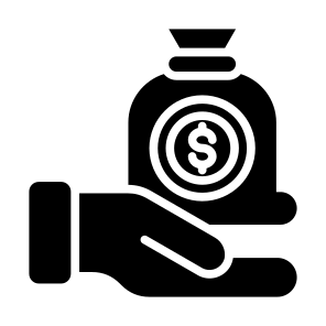 Loans, Investment, Money Bag, Finance, Accounting icon