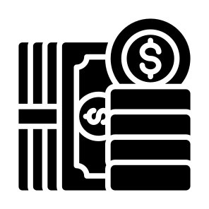 Money, Money Stack, Cash, Currency, Cash Money icon