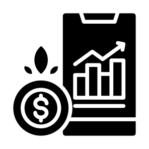 Profit, Money, Growth, Revenue, Statistics icon