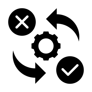 Decision Making, Arrow, All Directions, Process, Project Management  icon