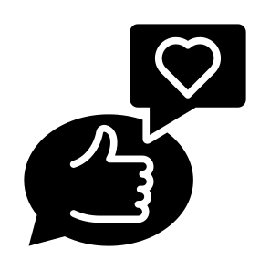 Feedback, Hand, Like, Review, Thumbs Up  icon