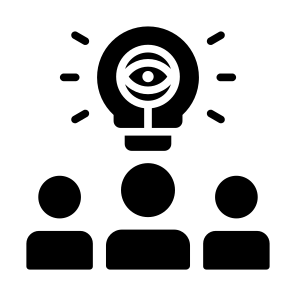 Vision, People, Eye, Employee, Teamwork  icon