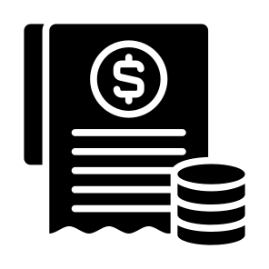 Bill, Pay, Receipt, Cost, Document, File icon
