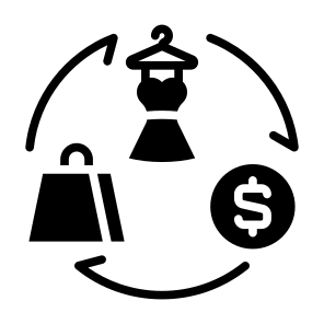 Exchange, Shopping, Arrows, Transaction, Change, Trade icon