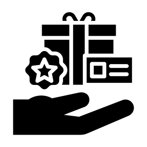Loyalty Program, Points, Star, Gift, Reward, Card icon