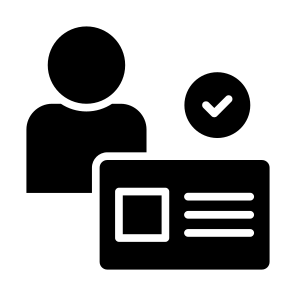 Membership, User, People, Customer, Access, Card icon