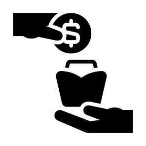 Purchase, Shopping, Money, Retail, Payment, Bag icon