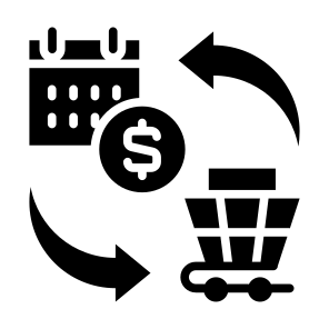 Subscription, Loop, Ecommerce, Cart, Payment, Recurring icon