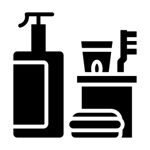 Toiletries, Hygiene, Bathroom, Shampoo, Essentials, Soap icon
