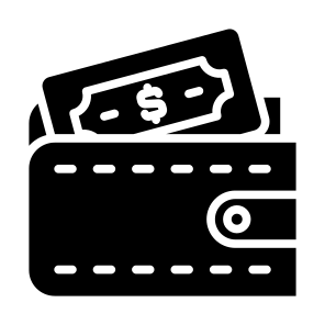 Wallet, Money, Finance, Cash, Currency, Pocket icon