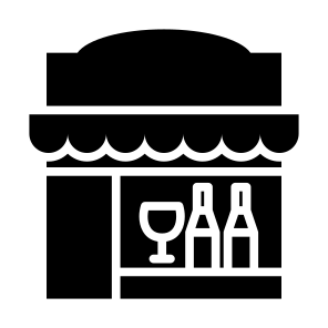 Wine Shop, Liquor, Alcohol, Drink, Store, Bottle icon