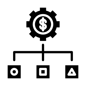 Cost Allocation, Cost, Allocation, Money, Budget, Allocate icon