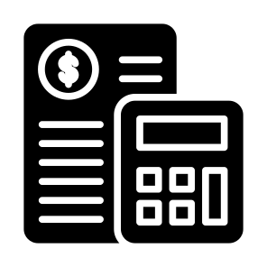 Financial Statement, Document, Financial Report, Tax Calculate, Calculation, Accounting icon