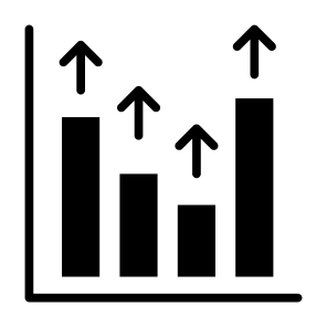 Market Increase, Market, Increase, Stock Market, Growth, Gdp   icon