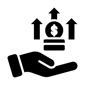 Profit Increase, Profit, Increase, Finance, Growth, Money icon