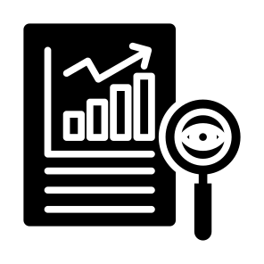 Transparency Report, Transparency, Audit, Data, Vision, Analysis icon