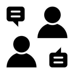 Conversation, Communications, Dialog, User, Speech Bubble, Talking icon
