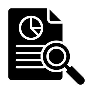 Data Analysis, Data, Analysis, Report, Evaluation,  Pie Chart icon