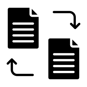 Data Exchange, Data, Document, File, Exchange, File Transfer icon