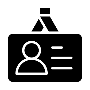 Id Card, Pass, Identification, Card, Identity, User icon