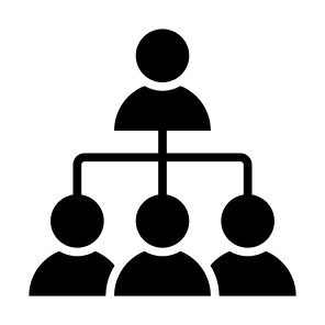 Team Structure, Team, Structure, Leader, Teamwork, People icon