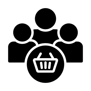 Consumer, User, Commerce, Shopping, Marketing icon