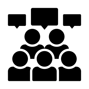 Public, Opinion, User, Communications, Perception  icon