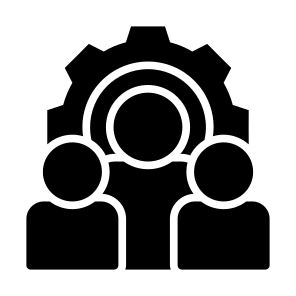 Teamwork, People, Group,  Management, Control icon