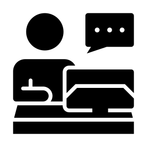 Consulting, Talk, Speech, User, Communications, Services icon