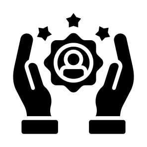 Customer Loyalty, Client, Rating, Stars, Reward Points icon