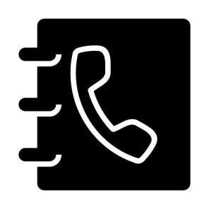 Phone Book, Phone, Contact Book, Contact, Telephone, Contact Person, Contacts, Contact Books, Communications  icon