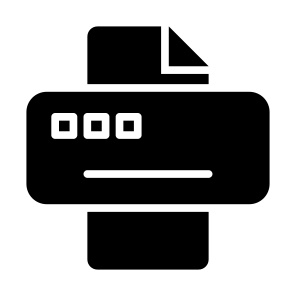 Print, Printing, Paper, Electronics, Machine, Office, Printer, Technology icon
