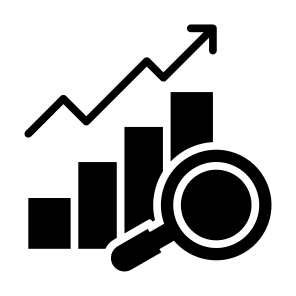 Analysis, Chart, Statistics, Increase, Growth icon