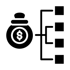 Cost, Money Bag, Dollar, Management, Planning icon