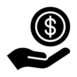 Fund, Hand, Dollar, Investment, Money Bag icon