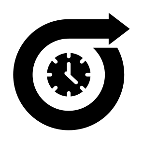 Future, Duration, Time, Long Term, Arrow icon