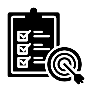 Goal, Target, Aim, Objective, Dartboard icon