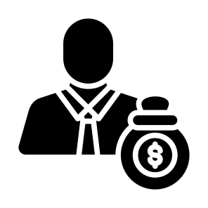 Investor, Dollar, Money Bag, Personal Wealth, Money icon