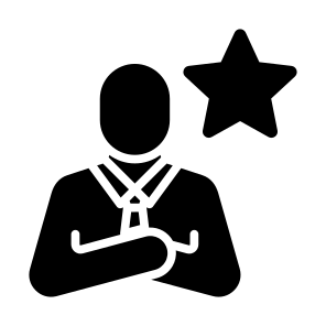 Leadership, Group, Team, Leader, Star icon