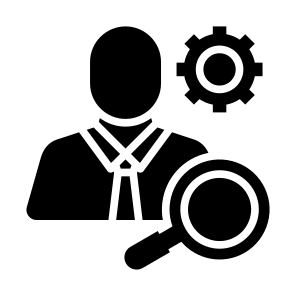 Recruitment, Magnifying Glass, Human Resources, Chosen, Search icon