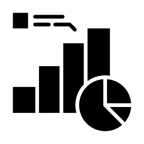 Sales, Statistics, Marketing, Pie Chart, Bar Chart icon