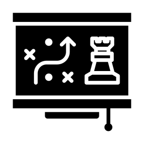 Strategy, Presentation, Planning, Strategic Plan,  Tactics icon