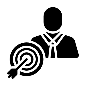 Target, User, Goal, Success, Mission icon