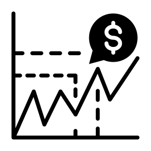 Aggregate Demand, Aggregate, Line Chart, Report, Analysis, Statistics icon