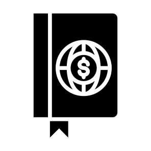 Finance Book, Finance, Book, Economics, Education, Book Money icon